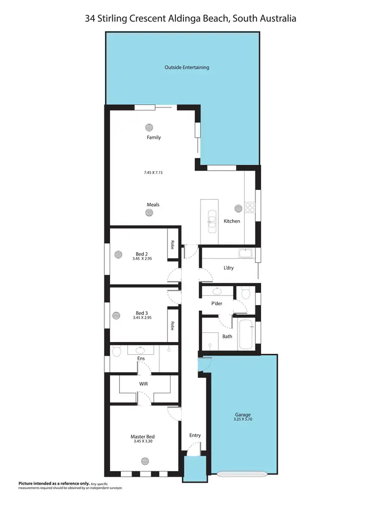 Floorplan of Homely house listing, 34 Stirling Crescent, Aldinga Beach SA 5173
