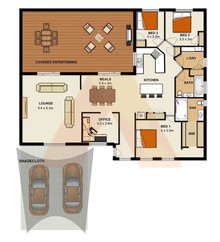 Floorplan of Homely house listing, 10 Hanlon Street, Tanah Merah QLD 4128