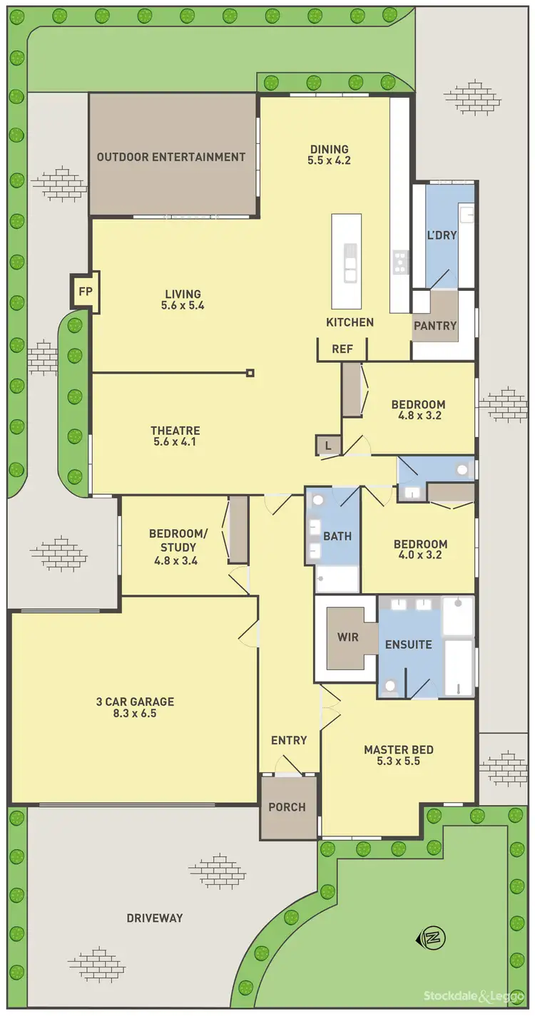 Floorplan of Homely house listing, 3 Gift Road, Craigieburn VIC 3064