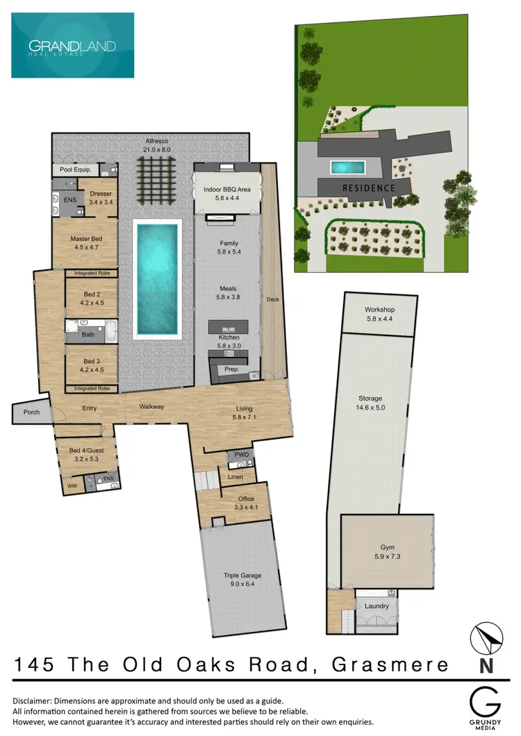 Floorplan of Homely house listing, 145 The Old Oaks Road, Grasmere NSW 2570