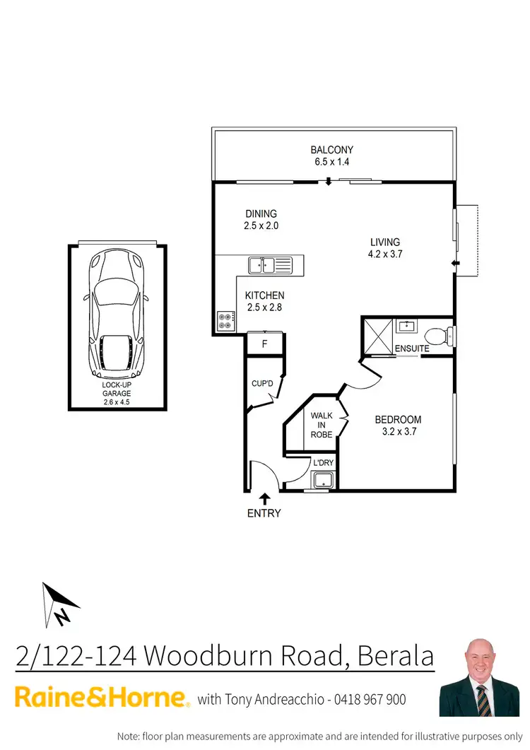 Floorplan of Homely unit listing, 2/122-124 Woodburn Road, Berala NSW 2141