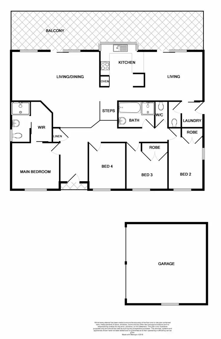 Floorplan of Homely house listing, 10 Barrellier Close, Raymond Terrace NSW 2324