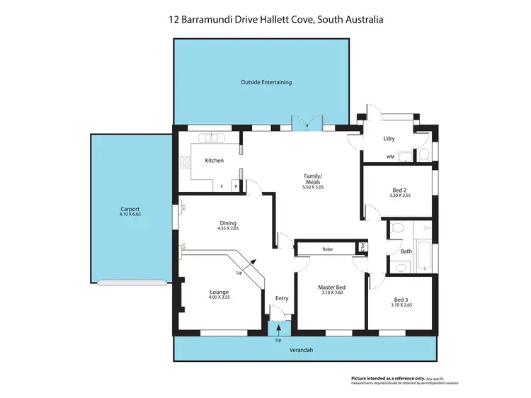 Floorplan of Homely house listing, 12 Barramundi Drive, Hallett Cove SA 5158