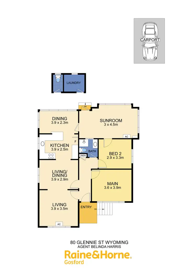 Floorplan of Homely house listing, 80 Glennie Street, Wyoming NSW 2250