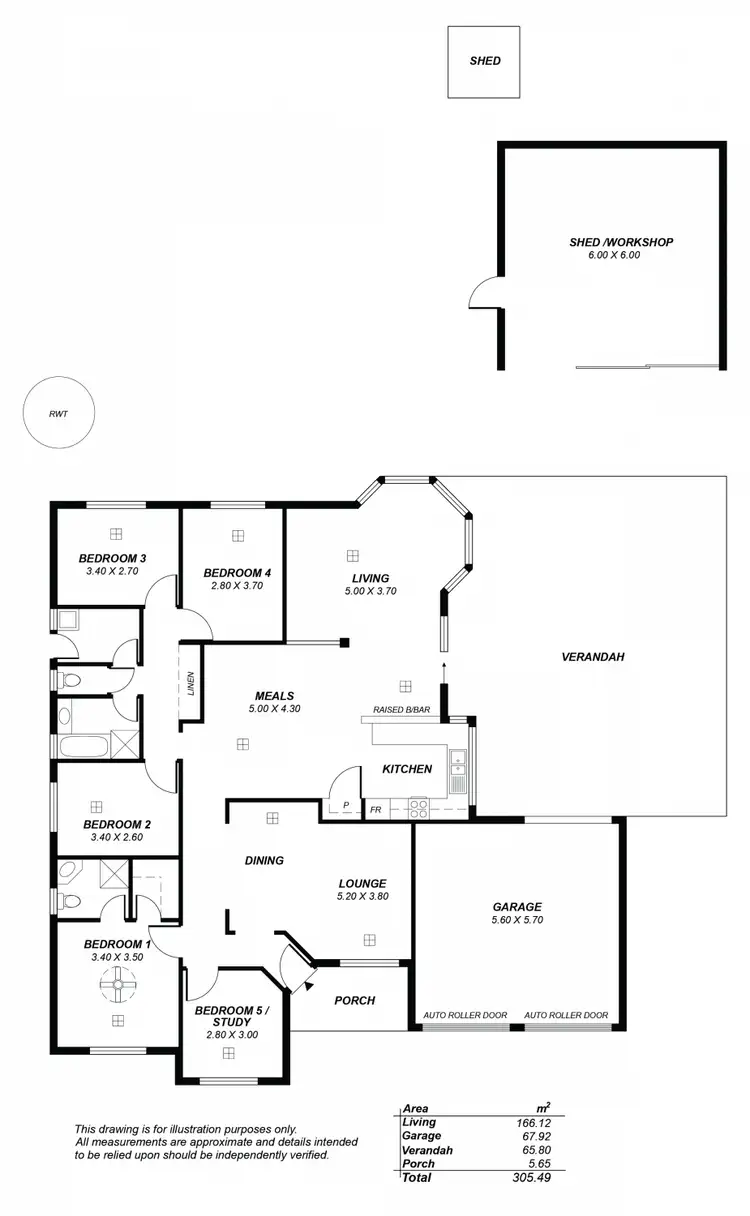 Floorplan of Homely house listing, 3 Bessen Court, Freeling SA 5372