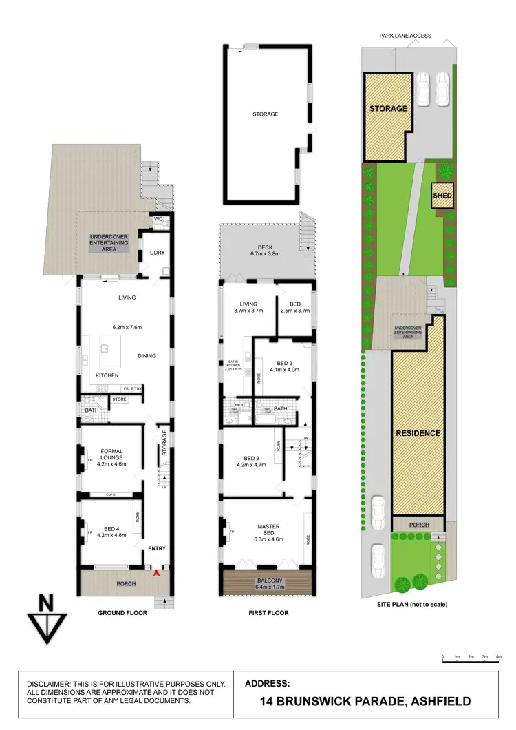 Floorplan of Homely house listing, 14 Brunswick Parade, Ashfield NSW 2131