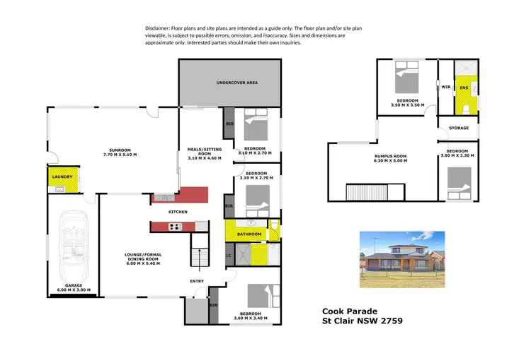 Floorplan of Homely house listing, 98 Cook Parade, St Clair NSW 2759