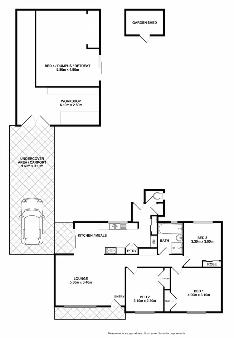 Floorplan of Homely house listing, 397 Eden Street, Lavington NSW 2641