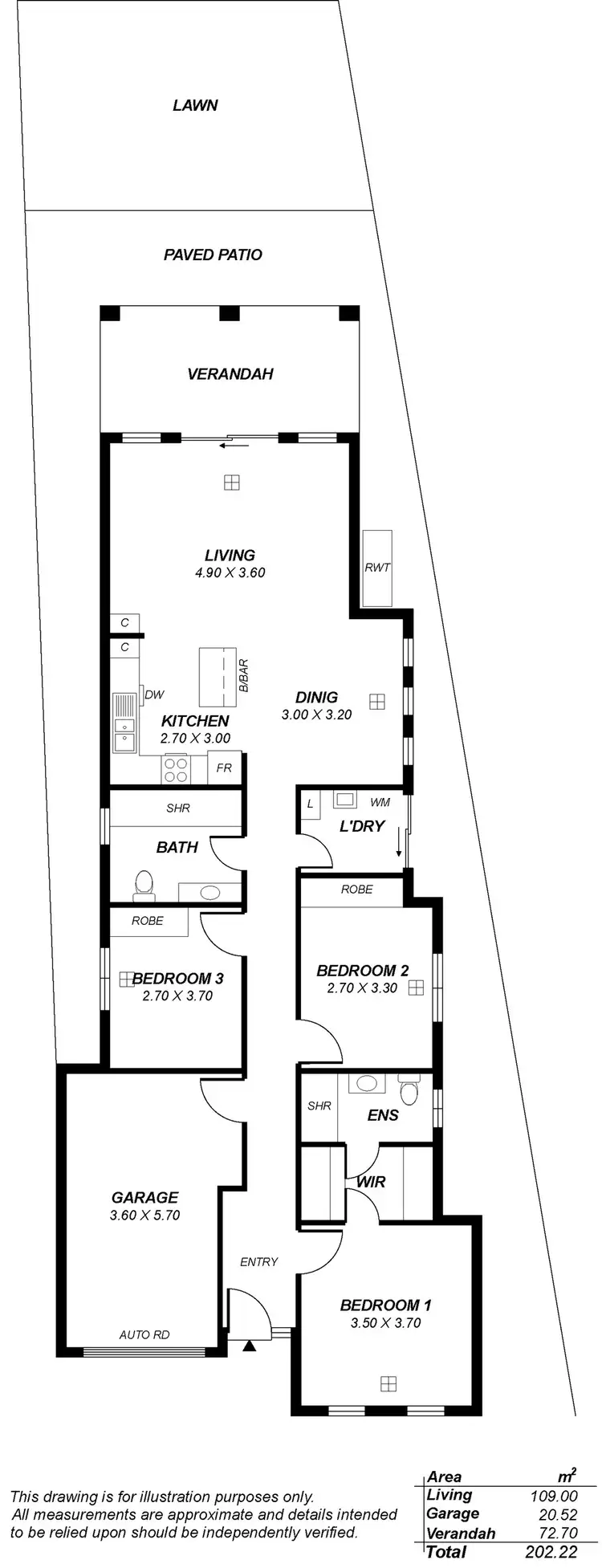 Floorplan of Homely house listing, 19 Dudley Street, Mansfield Park SA 5012