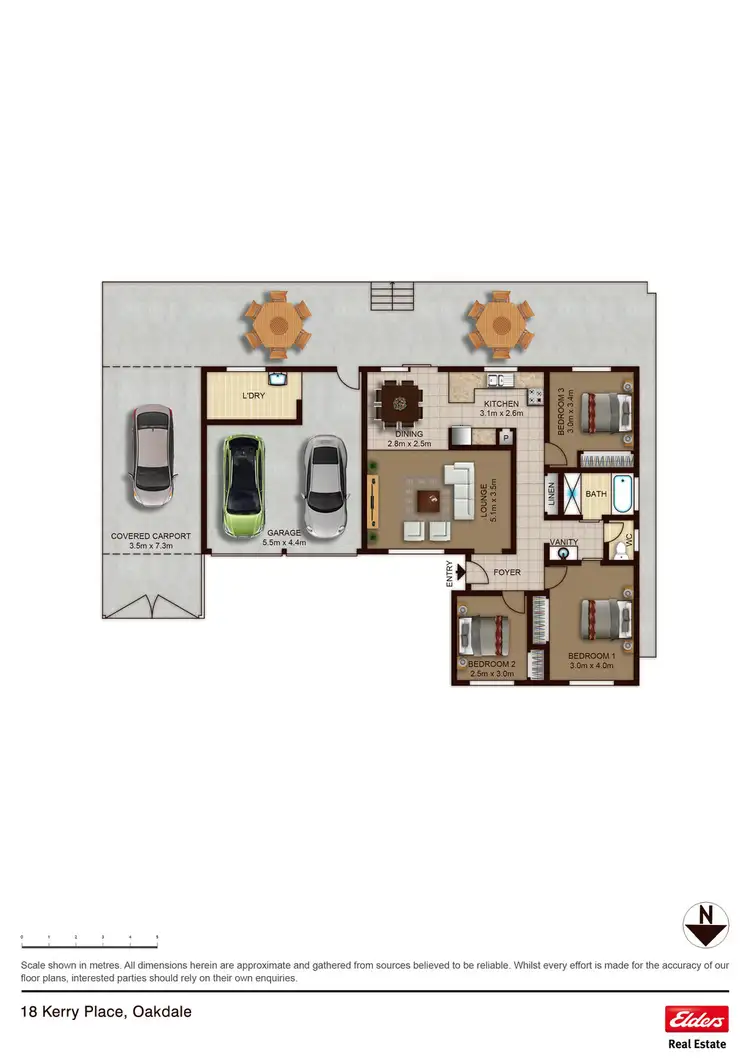 Floorplan of Homely house listing, 18 Kerry Place, Oakdale NSW 2570