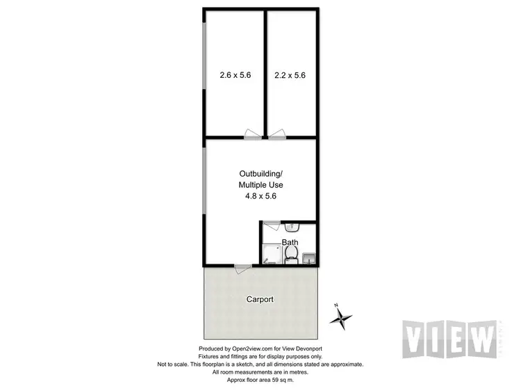 Floorplan of Homely house listing, 83 Forbes Street, Devonport TAS 7310