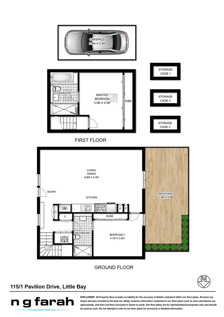 Floorplan of Homely apartment listing, 115/1 Pavilion Drive, Little Bay NSW 2036