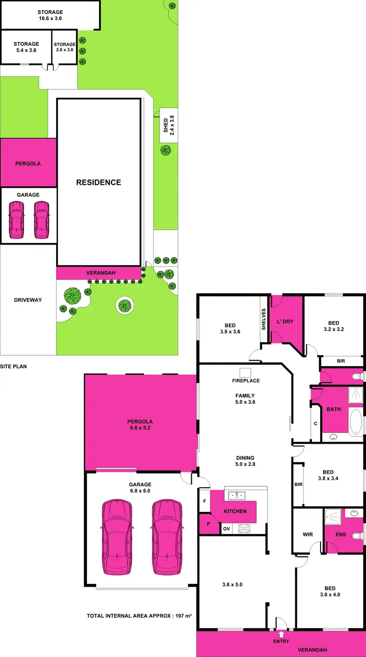 Floorplan of Homely house listing, 12 Bronte Court, St Albans Park VIC 3219