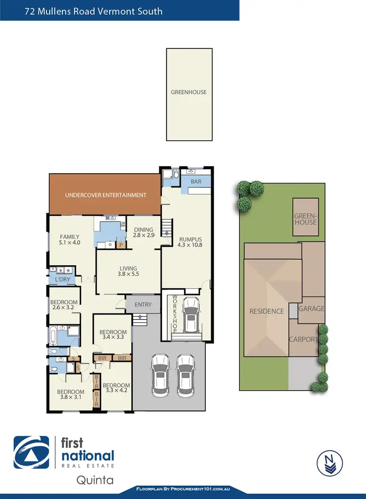 Floorplan of Homely house listing, 72 Mullens Rd, Vermont South VIC 3133