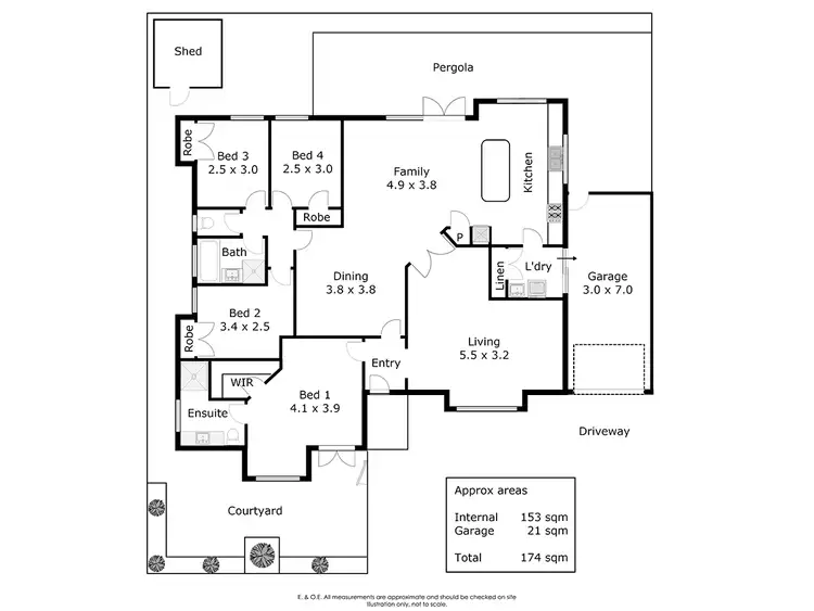 Floorplan of Homely house listing, 20A Cambey Way, Brentwood WA 6153