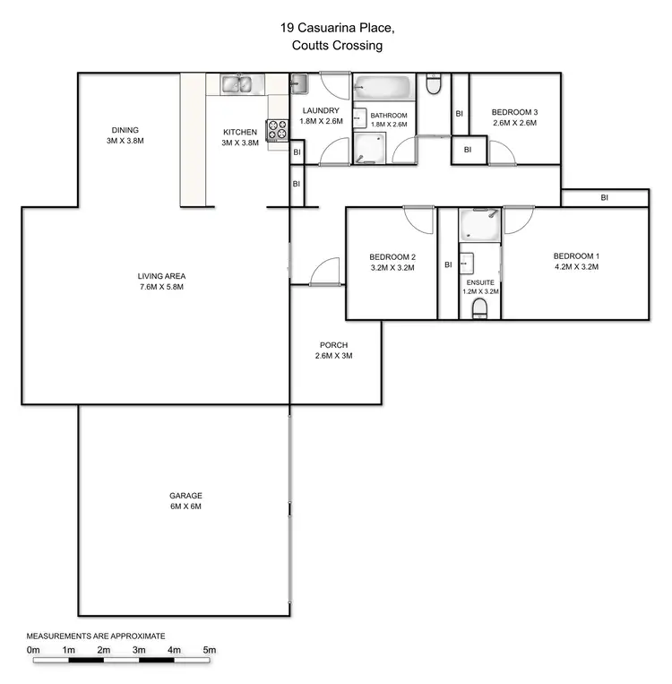 Floorplan of Homely house listing, 19 Casuarina Close, Coutts Crossing NSW 2460
