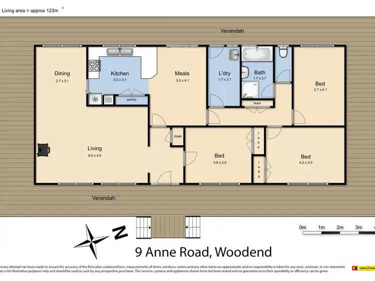 Floorplan of Homely house listing, 9 Anne Road, Woodend VIC 3442
