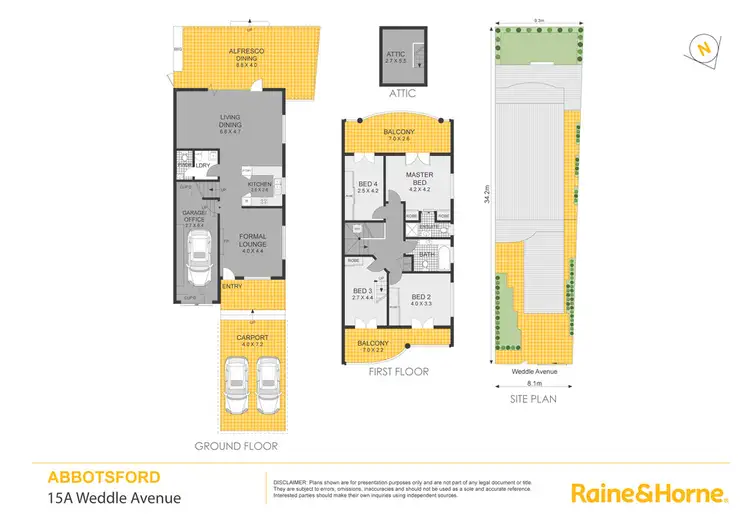 Floorplan of Homely house listing, 15 Weddle Avenue, Abbotsford NSW 2046