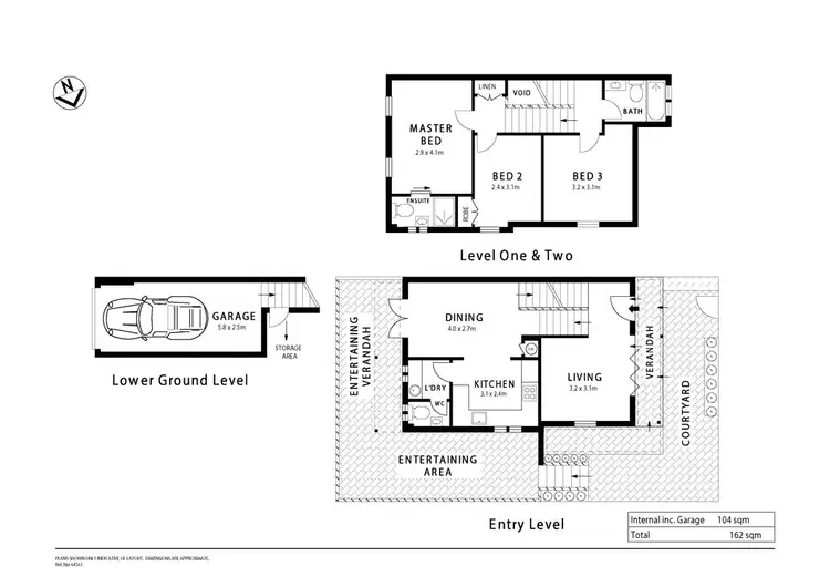 Floorplan of Homely townhouse listing, 5/27 Macquarie Street, Leichhardt NSW 2040