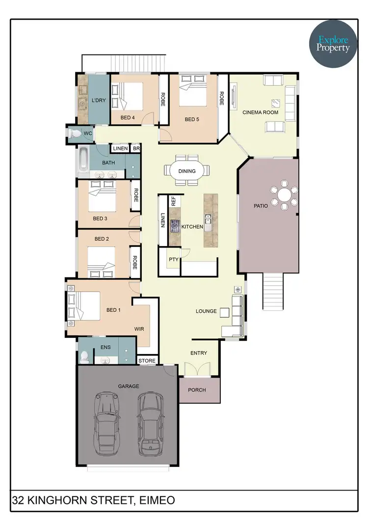 Floorplan of Homely house listing, 32 Kinghorn Street, Eimeo QLD 4740