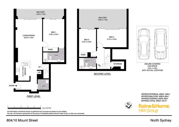 Floorplan of Homely unit listing, 804/2-10 Mount Street, North Sydney NSW 2060