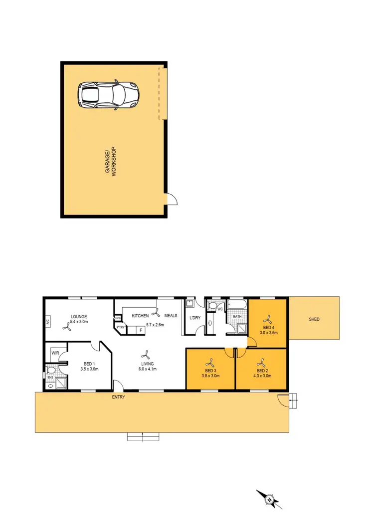 Floorplan of Homely house listing, 14 Lipizzaner Drive, H.V., Victor Harbor SA 5211