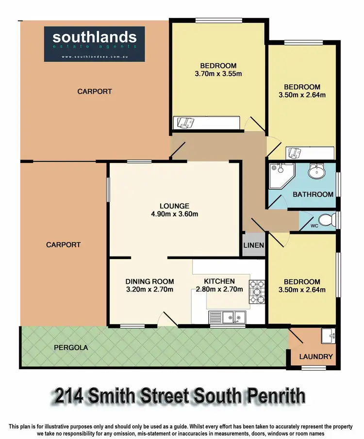 Floorplan of Homely house listing, 214 Smith Street, South Penrith NSW 2750