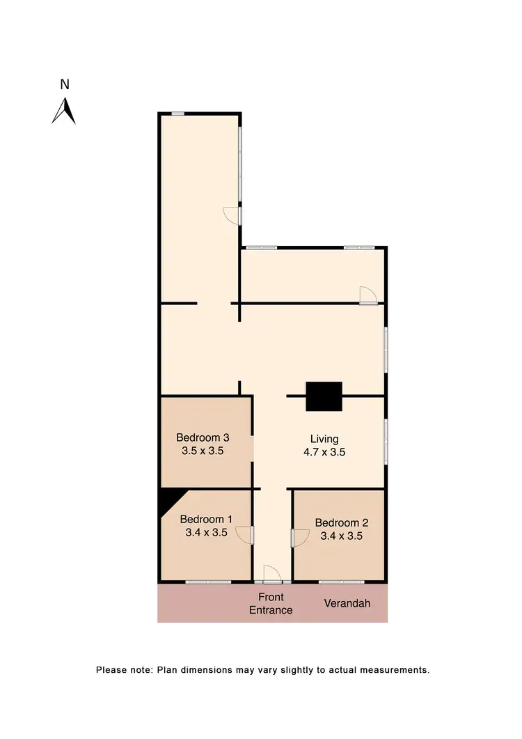 Floorplan of Homely house listing, 10 Clarendon Street, Soldiers Hill VIC 3350