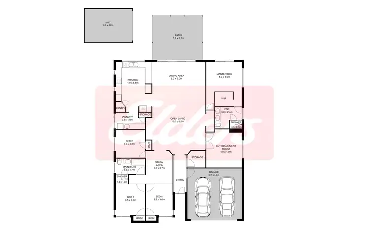 Floorplan of Homely house listing, 51 McMillan Drive, Dalyellup WA 6230