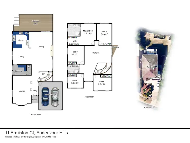 Floorplan of Homely house listing, 11 Armiston Court, Endeavour Hills VIC 3802