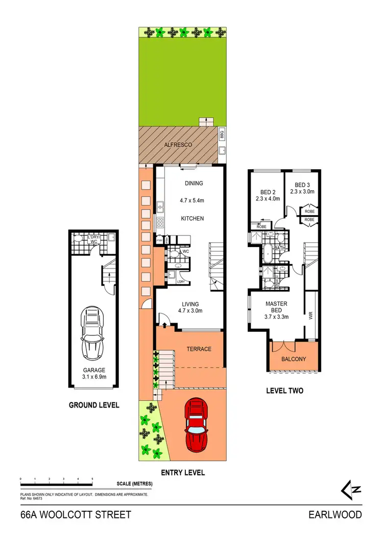 Floorplan of Homely house listing, 66a Woolcott Street, Earlwood NSW 2206