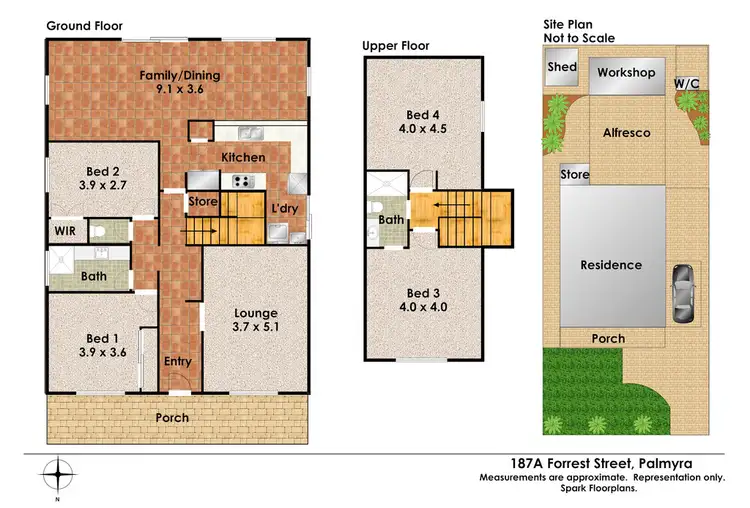 Floorplan of Homely house listing, 187A Forrest Street, Palmyra WA 6157