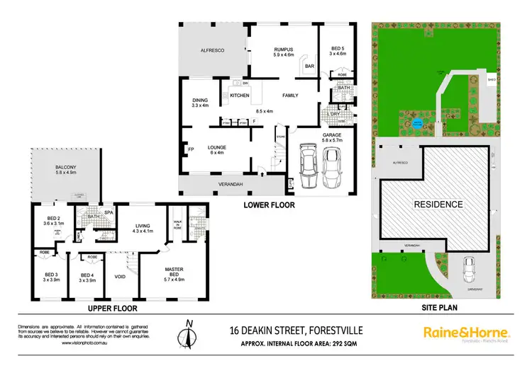 Floorplan of Homely house listing, 16 Deakin Street, Forestville NSW 2087