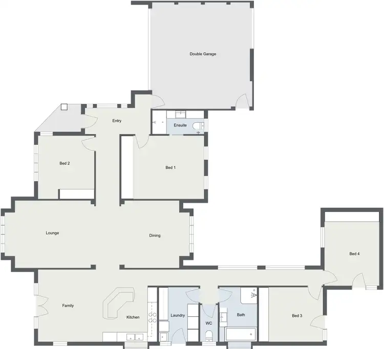Floorplan of Homely house listing, 46B Girrahween Street, Braddon ACT 2612