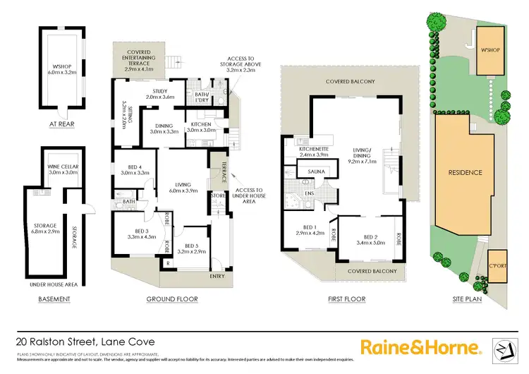 Floorplan of Homely house listing, 20 Ralston Street, Lane Cove NSW 2066