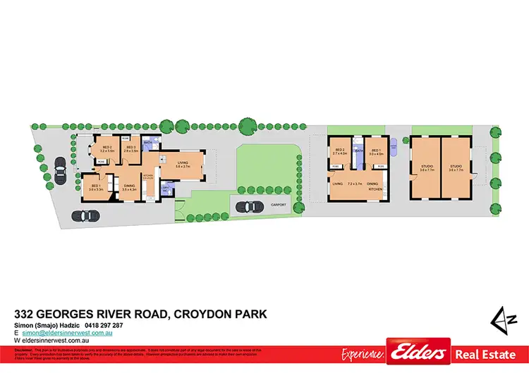 Floorplan of Homely house listing, 332 Georges River Road, Croydon Park NSW 2133