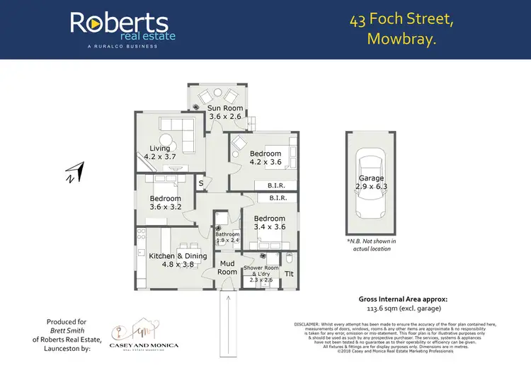 Floorplan of Homely house listing, 43 Foch Street, Mowbray TAS 7248