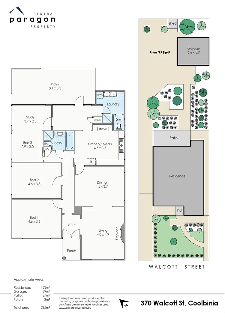 Floorplan of Homely house listing, 370 Walcott Street, Coolbinia WA 6050