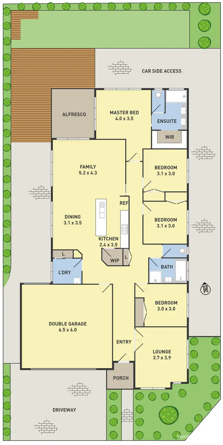 Floorplan of Homely house listing, 18 Crosskeys Road, Craigieburn VIC 3064
