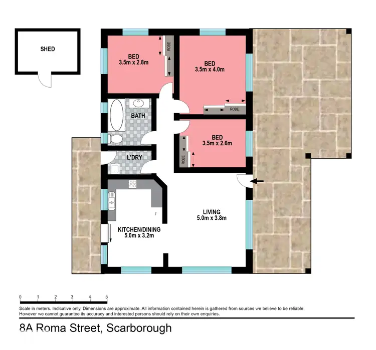 Floorplan of Homely house listing, 8A Roma Street, Scarborough QLD 4020