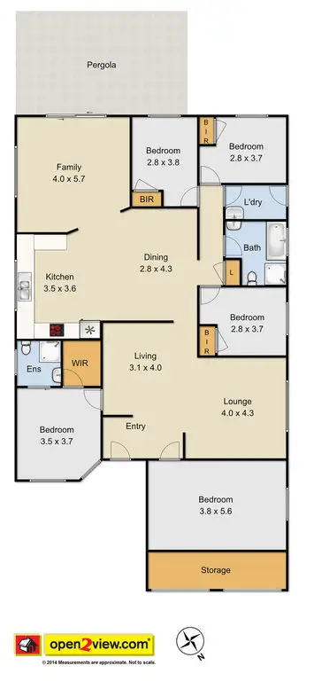 Floorplan of Homely house listing, 28 Jindalla Crescent, Hebersham NSW 2770