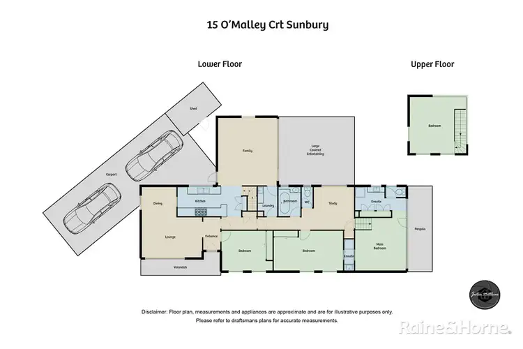 Floorplan of Homely house listing, 15 O'Malley Court, Sunbury VIC 3429