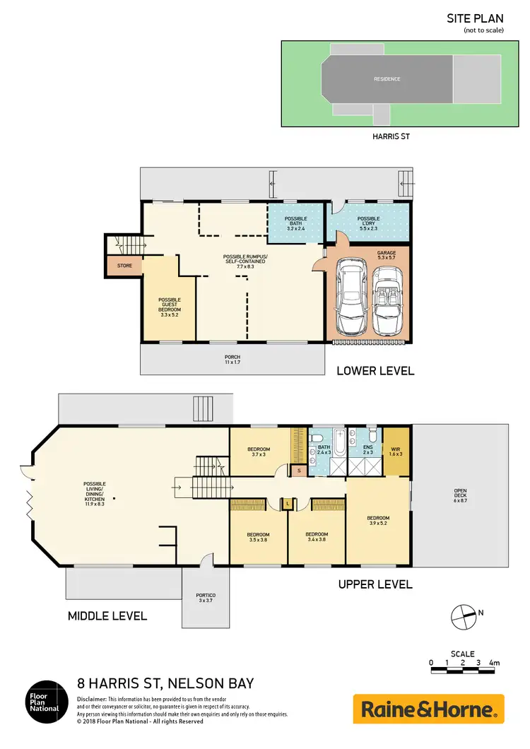 Floorplan of Homely house listing, 8 Harris Street, Nelson Bay NSW 2315