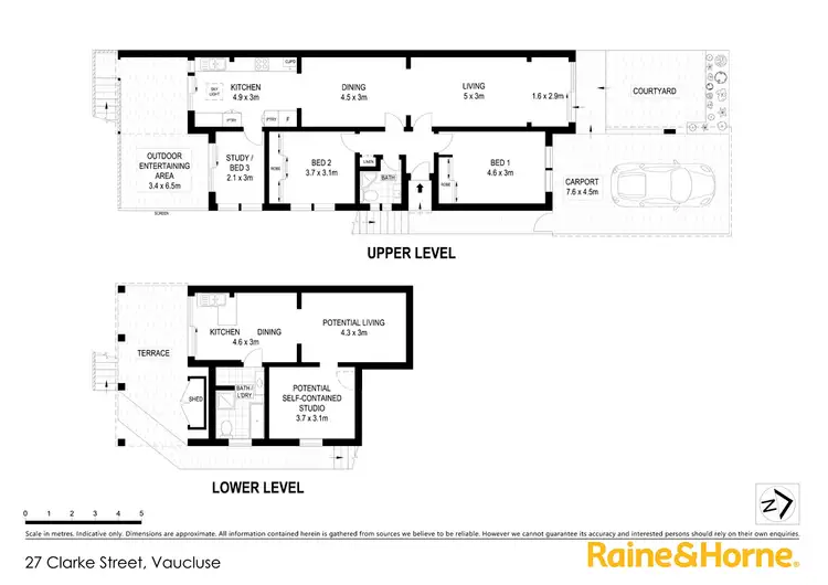 Floorplan of Homely house listing, 27 Clarke Street, Vaucluse NSW 2030