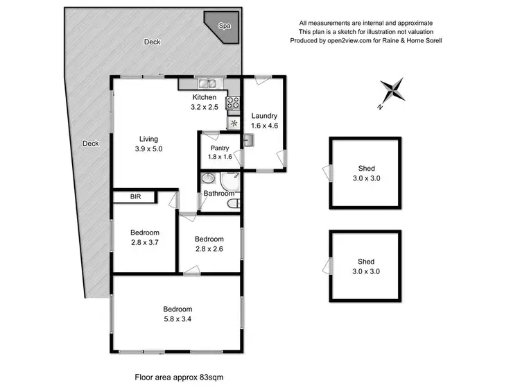 Floorplan of Homely house listing, 438 Carlton River Road, Carlton River TAS 7173