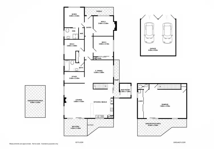 Floorplan of Homely rural property listing, 2281 Beechworth Wodonga Road, Leneva VIC 3691