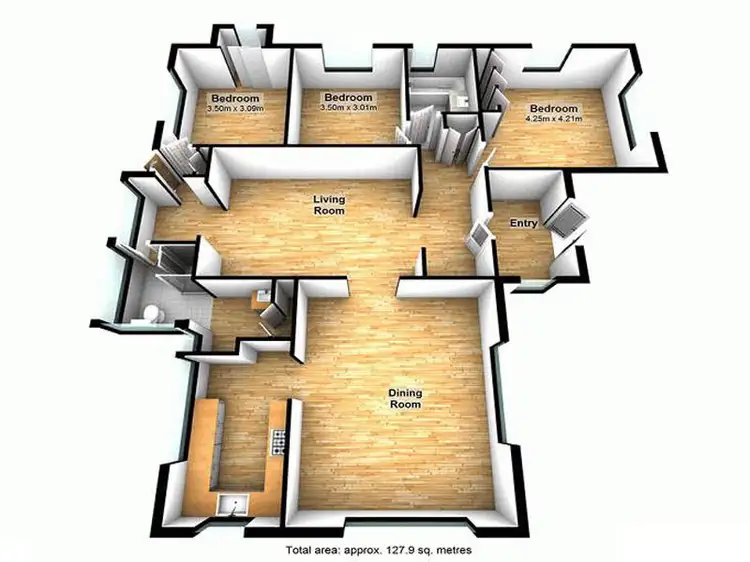 Floorplan of Homely house listing, 4 Kenmore Road, Kenmore QLD 4069