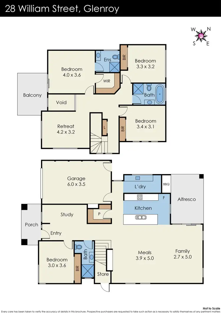 Floorplan of Homely townhouse listing, 28 William Street, Glenroy VIC 3046