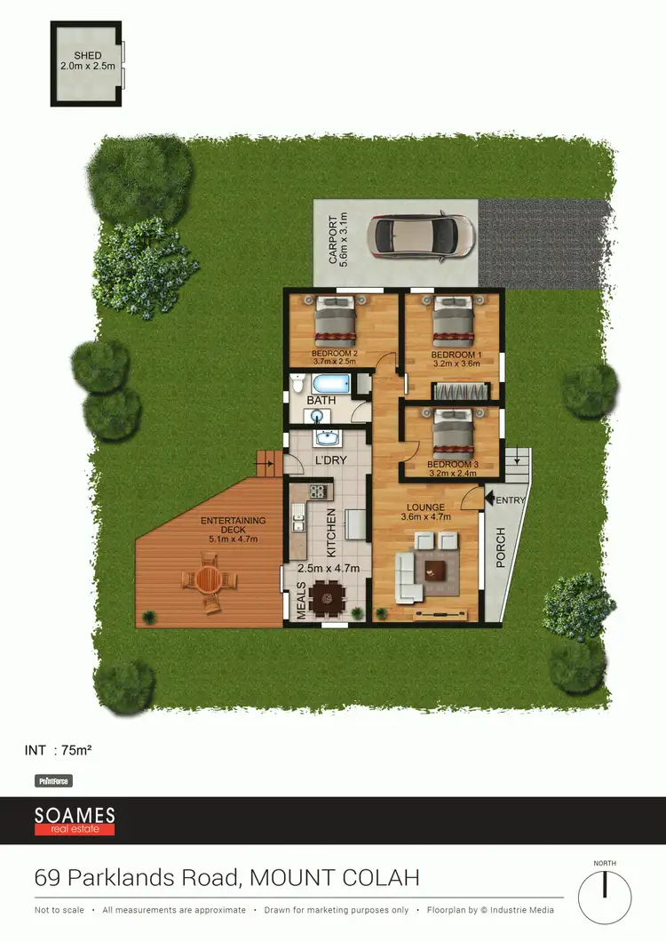 Floorplan of Homely house listing, 69 Parklands Road, Mount Colah NSW 2079