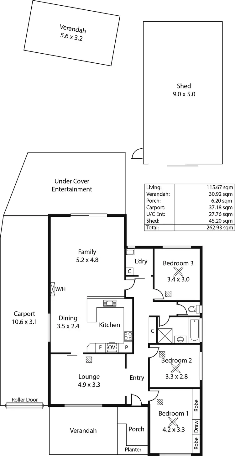 Floorplan of Homely house listing, 25 Shearer Crescent, Salisbury North SA 5108